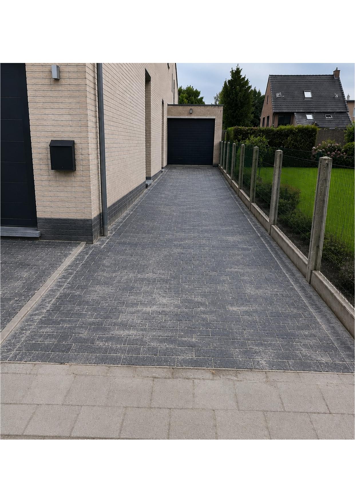 Na foto van klinkeroprit aangelegd door OZ Tech — realisatie 5