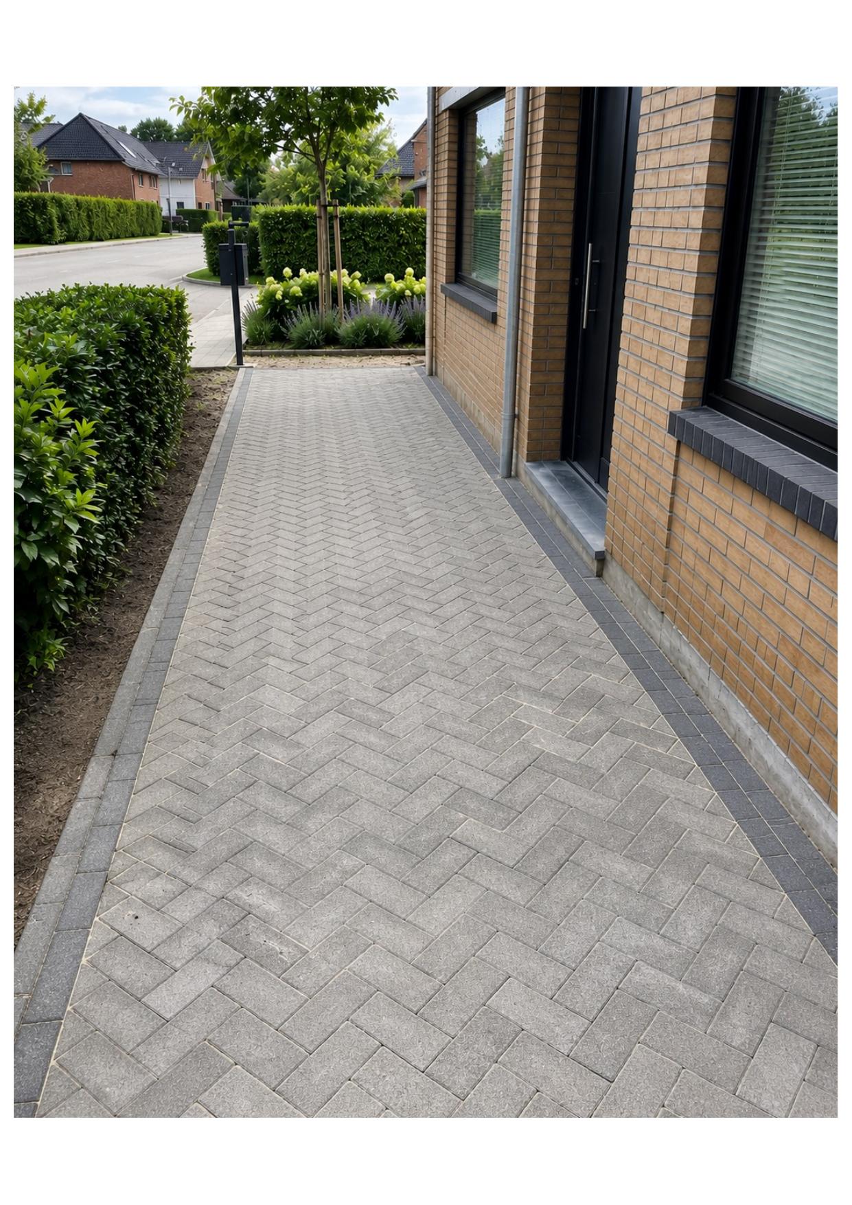 Na foto van klinkeroprit aangelegd door OZ Tech — realisatie 3